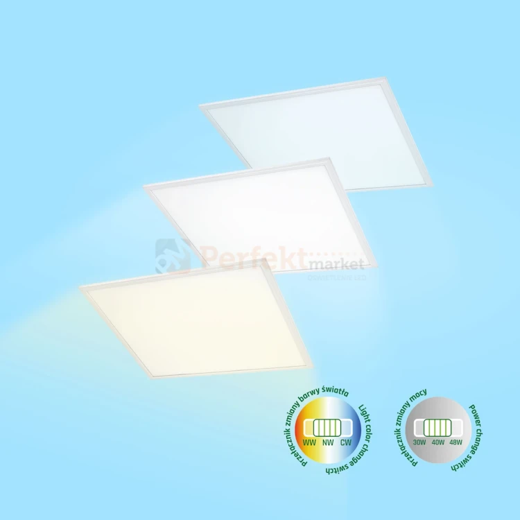 Panel LED 60x60 ALGINE backlight  CCT regulacja mocy  5 lat gwarancji 1 perfektmarket.webp