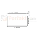 Panel LED 120x60 ALGINE backlight 64W 4000K PZH 5 lat gwarancji wymiary perfektmarket.webp