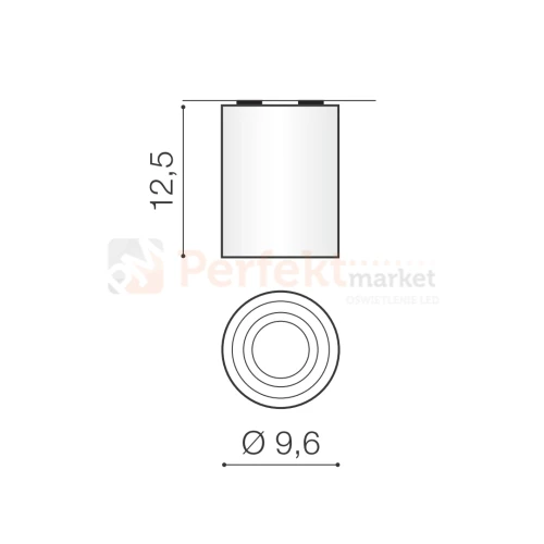 oprawa sufitowa tuba regulowana crono perfektmarkt olszyn.webp