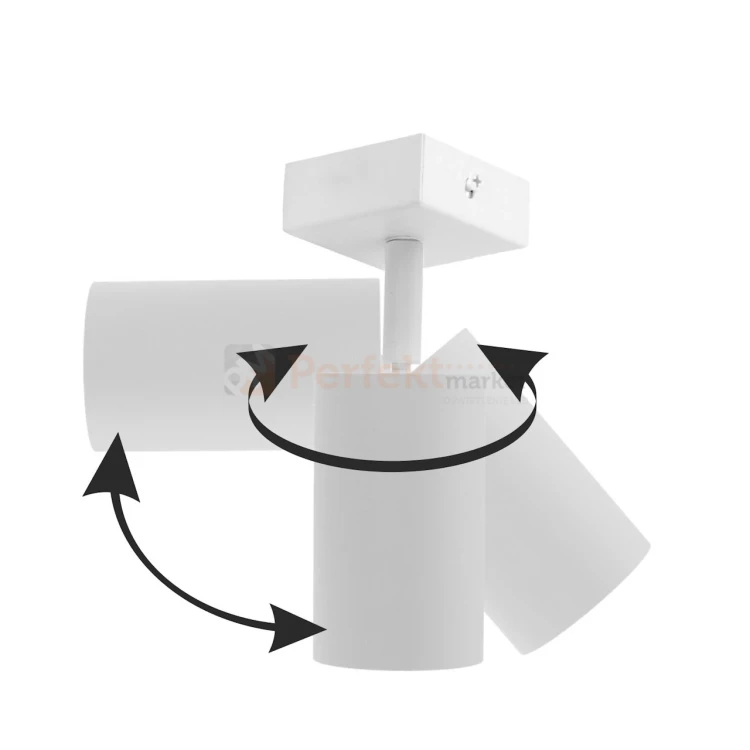 oprawa ścienno sufitowa regulowany sport qualis biały regulacja kierunku świecenia perfektmarket.webp