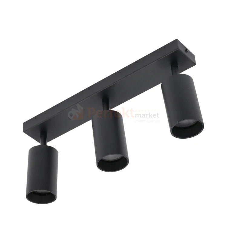 Lampa sufitowa spot potrójny na listwie 3xGU10 Qualis czarny 2 perfektmarket.webp