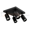 Lampa sufitowa plafon reflektorki 4xGU10 Qualis czarny 1perfektmarket.webp