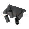 Lampa sufitowa plafon reflektorki 4xGU10 Qualis czarny perfektmarket.webp