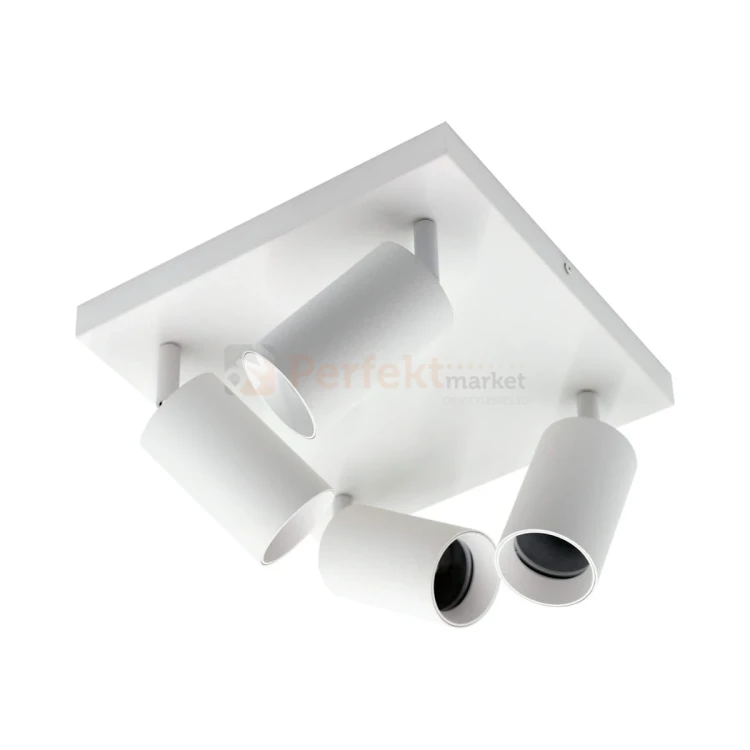 Lampa sufitowa plafon reflektorki 4xGU10 Qualis biały perfektmarket.webp