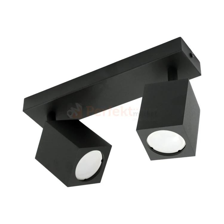 Lampa sufitowa plafon reflektorki na listwie Quantus II czarny 2 perfektmarket.webp