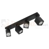 Lampa sufitowa plafon reflektorki na listwie Quantus IV czarny perfektmarket.webp