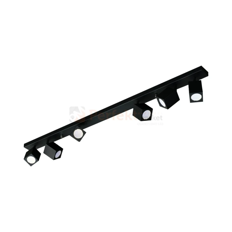 Lampa sufitowa plafon reflektorki na listwie Quantus VI czarny 2 perfektmarket.webp