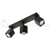 Lampa sufitowa plafon reflektorki na listwie 3xGU10 Quantus czarny.webp