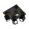 Lampa sufitowa plafon reflektorki 4xGU10 Quantus czarny perfekt market.webp