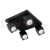 Lampa sufitowa plafon reflektorki 4xGU10 Quantus czarny 1 perfekt market.webp