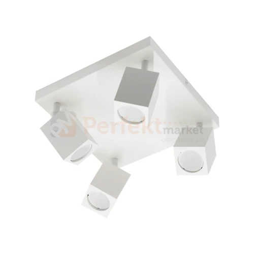 Lampa sufitowa plafon reflektorki 4xGU10 Quantus biały perfekt market.webp