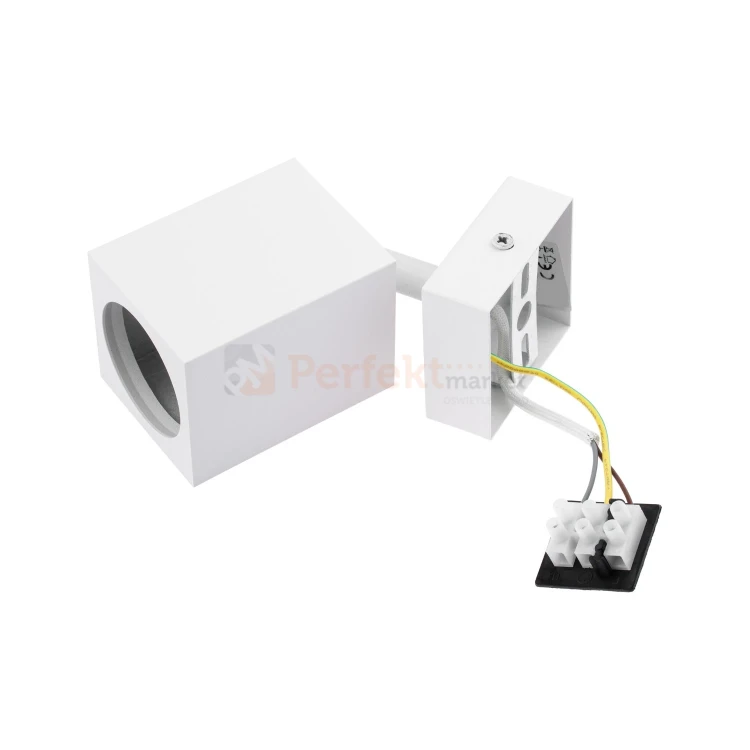 Lampa ścienno sufitowa reflektorek Quantus I biały monta perfektmarket.webp