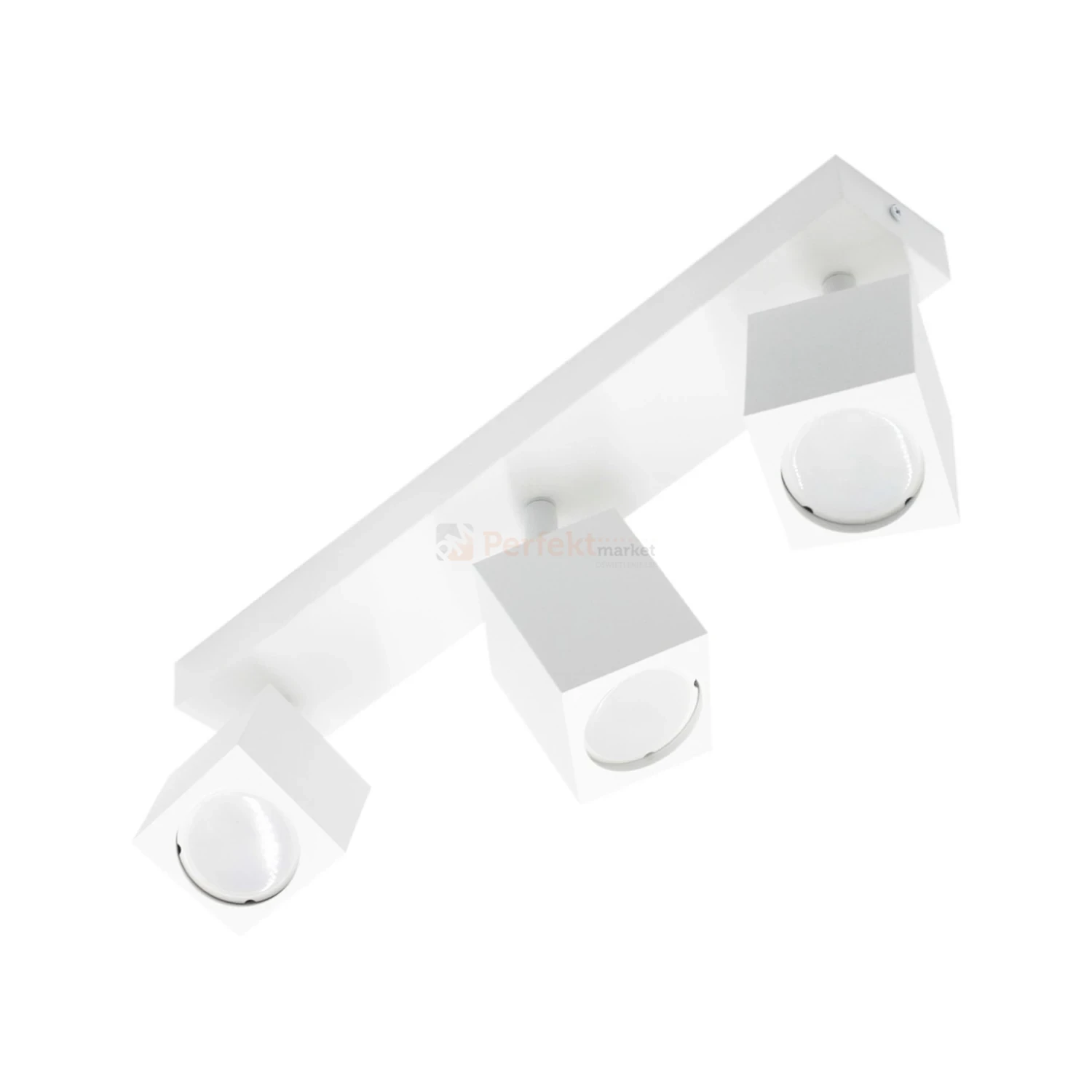 Lampa sufitowa plafon reflektorki na listwie Quantus III biały perfektmarket.webp