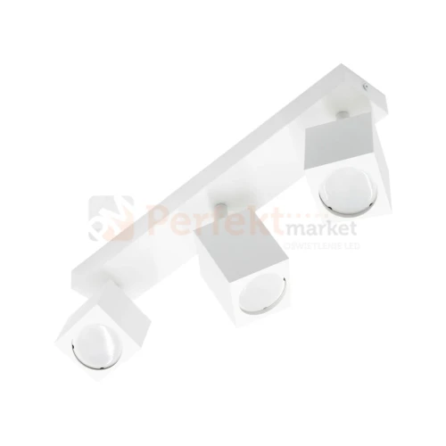 Lampa sufitowa plafon reflektorki na listwie Quantus III biały perfektmarket.webp