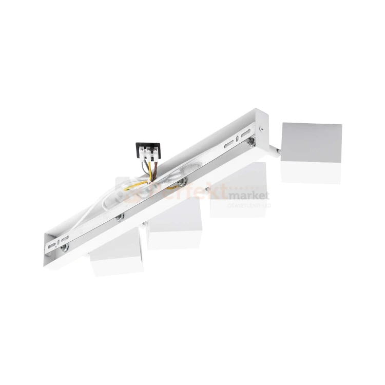 Lampa sufitowa plafon reflektorki na listwie 4xGU10 Quantus biała perfektmrket 2.webp