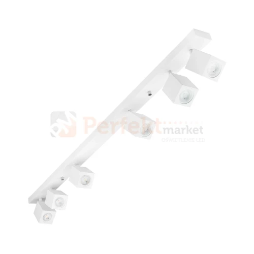 Lampa sufitowa plafon reflektorki na listwie 6xGU10 Quantus VI biała perfektmrket 3.webp