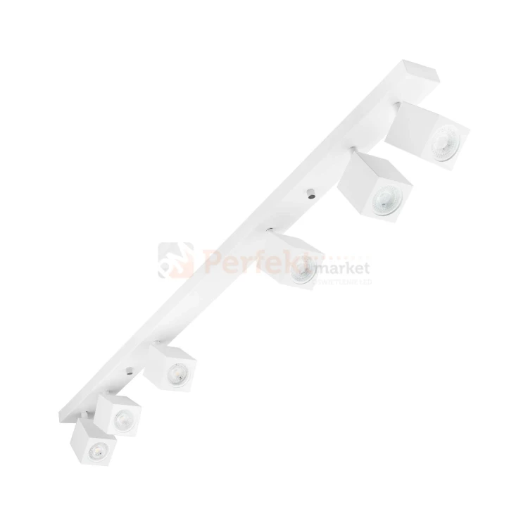Lampa sufitowa plafon reflektorki na listwie 6xGU10 Quantus VI biała perfektmrket 3.webp