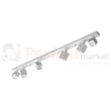 Lampa sufitowa plafon reflektorki na listwie 6xGU10 Quantus VI biała perfektmrket.webp