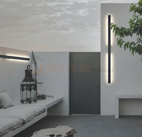 oprawa ścienna kinkiet zewnętrzny ip54 na elewację długi LENNART 150 IP54 aranżacja perfektmarket.webp