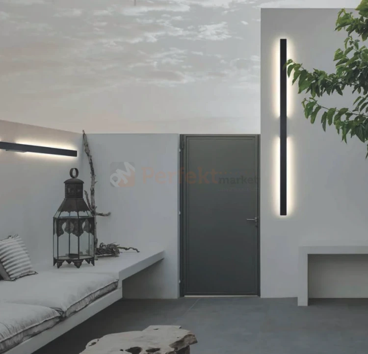 oprawa ścienna kinkiet zewnętrzny ip54 na elewację długi LENNART 150 IP54 aranżacja perfektmarket.webp