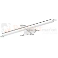 venus LED kinkiet łazinkowy 90cm biały 4200 wymiary.webp
