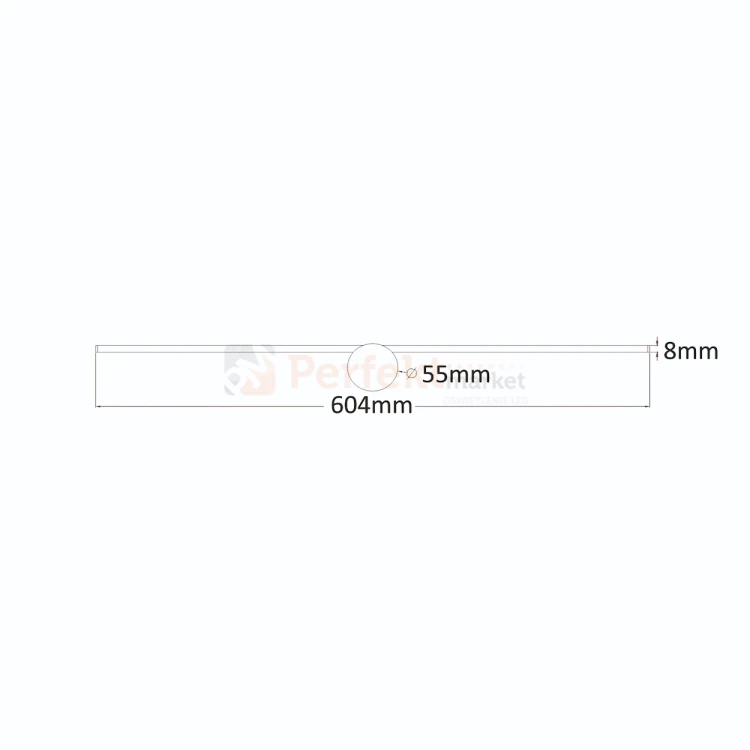 CAMARA kinkiet LED IP44 60 cm Zuma Line wymiary perfektmarket.webp