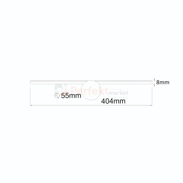 CAMARA kinkiet LED IP44 40 cm Zuma Line wymiary perfektmarket.webp