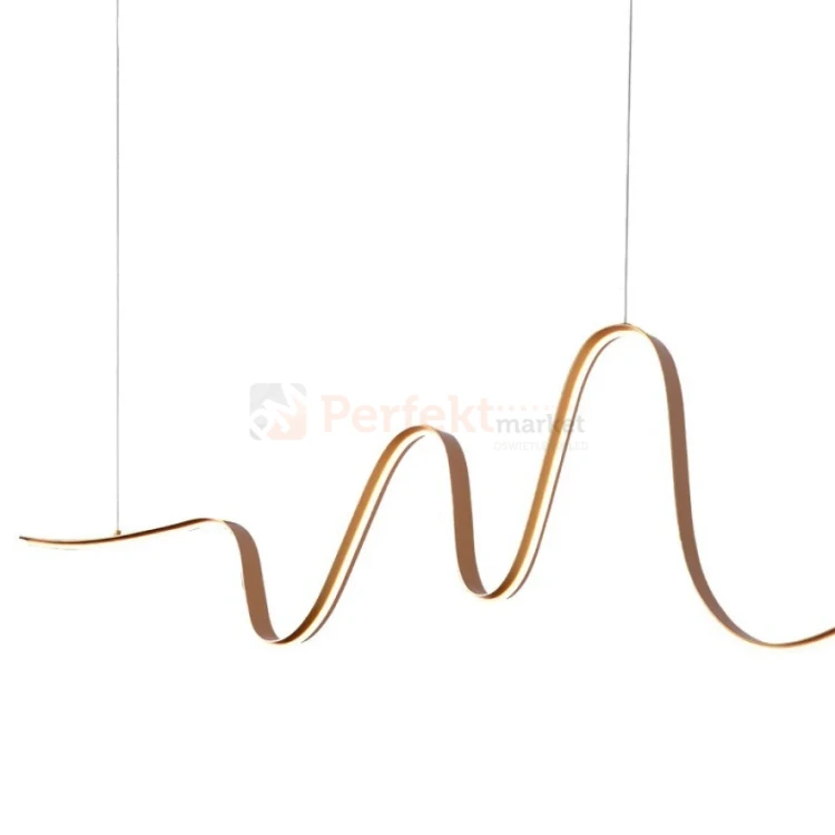 Lampa wisząca LED SIROCCO złota spiralna ściemnialna AZ5781 1 perfektmarket.webp