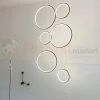 Lampa wisząca LED SHAPE no.8 ringi 90cm ściemnialna 3000K aranżacja 2 perfektmarket.webp