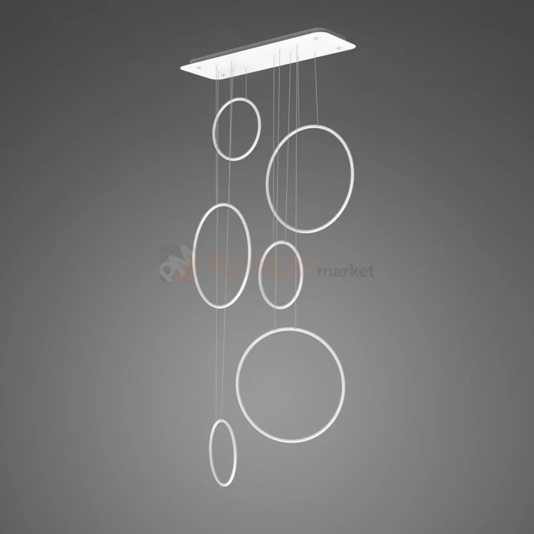 Lampa wisząca LED SHAPE no.8 ringi 90cm ściemnialna 3000K perfektmarket.webp