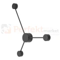 AVIA BLACK 3 PŁ kinkiet ścienny czarny 3 punktowy  6809 TK Lighting 1 perfektmarket.webp