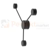 AVIA BLACK 3 PŁ kinkiet ścienny czarny 3 punktowy  6809 TK Lighting 2 perfektmarket.webp