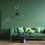 AVIA BLACK 3 PŁ kinkiet ścienny czarny 3 punktowy  6809 TK Lighting aranżacja perfektmarket.webp