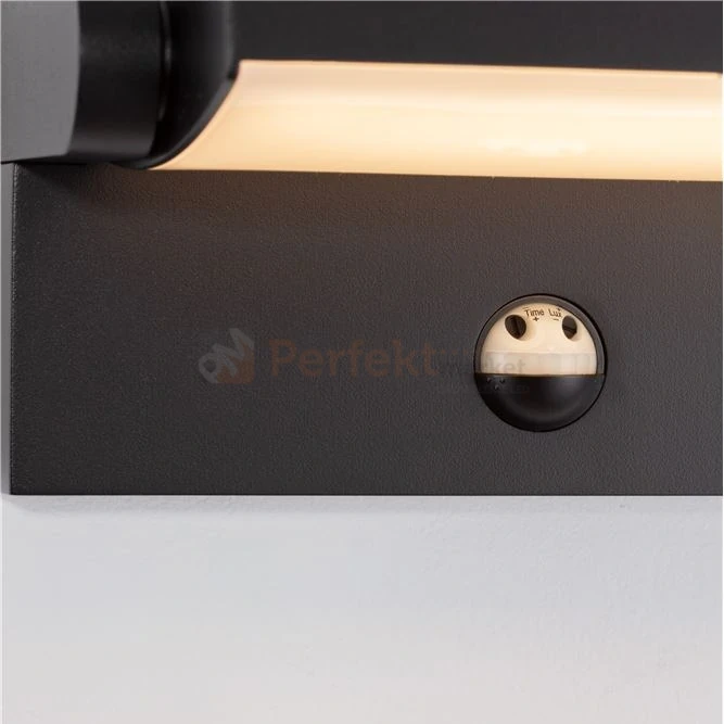Lampa ścienna z czujnikiem ruchu PIR regulowana GERBER 9923423 czujnik perfektmarket.webp