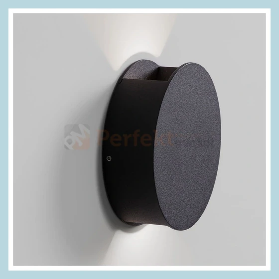 Lampa ścienna LEDPOINT round up&down zewnętrzna kinkiet czarny 3000K 1 perfektmarket.webp