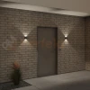 Lampa ścienna LEDPOINT round up&down zewnętrzna kinkiet czarny 3000K aranżacja perfektmarket.webp