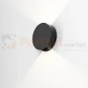 Lampa ścienna LEDPOINT round up&down zewnętrzna kinkiet czarny 3000K perfektmarket.webp