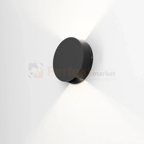 Lampa ścienna LEDPOINT round up&down zewnętrzna kinkiet czarny 3000K perfektmarket.webp