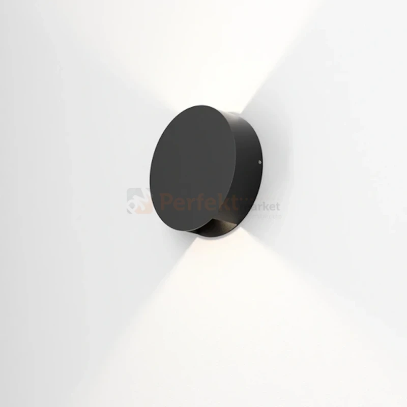Lampa ścienna LEDPOINT round up&down zewnętrzna kinkiet czarny 3000K wymiary perfektmarket.webp