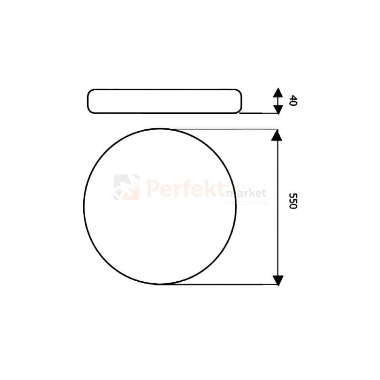 milagro plafon siena duży LED okrągły milagro biały chrom sciemnialny na_pilota ml263 perfektmarket