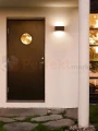 Oprawa ścienna kinkiet premium ASKER 1510GR IP65 LED grafit Norlys aranż 1 góra dół perfektmarket.webp