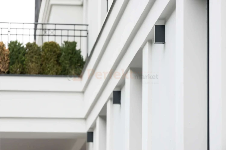 Oprawa ścienna kinkiet premium Lillehammer 1580AL IP65 LED aluminium Norlys aranżacja PERFEKT MARKET.webp