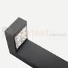 Lampa zewnętrzna stojąca słupek LED Asker 3000K 85 cm 1316GR Norlys soczewki off perfektmarket.webp