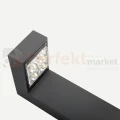 Lampa zewnętrzna stojąca słupek LED Asker 3000K 85 cm 1316GR Norlys soczewki off perfektmarket.webp