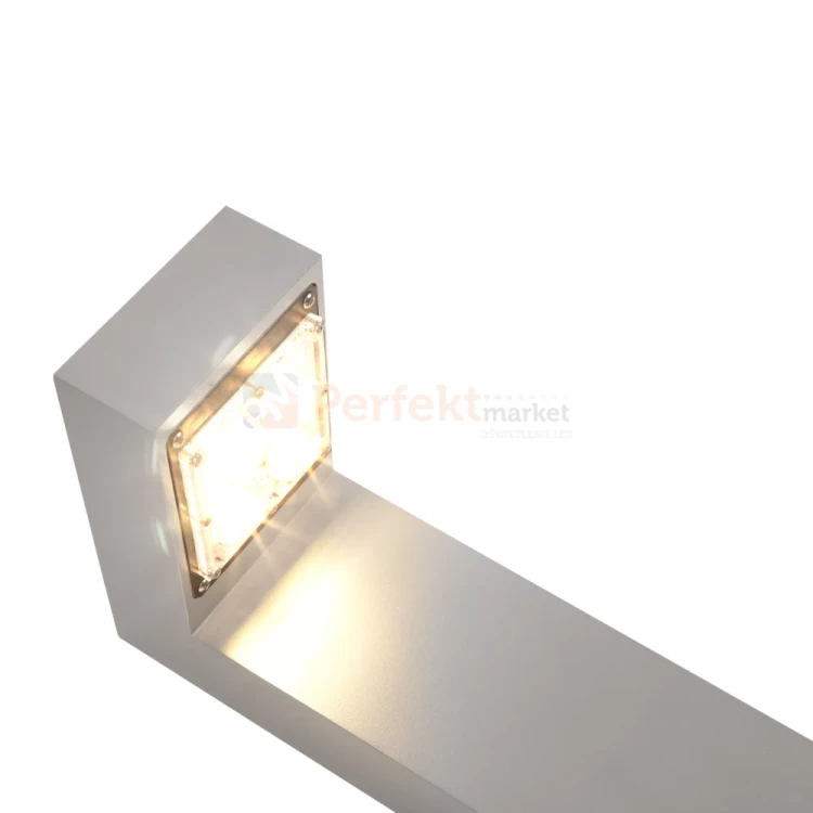 Lampa zewnętrzna stojąca słupek LED Asker 3000K 85 cm 1316GR Norlys soczewki perfektmarket.webp
