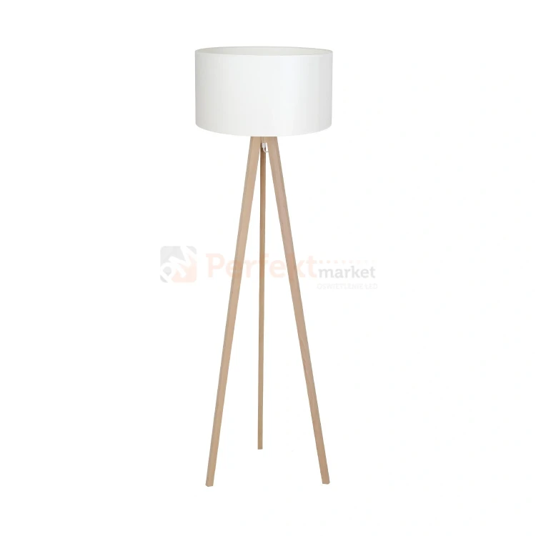 klosz do lampy podłogowej TRIPOD WOOD azzardo AZ3013 biały AZ3014 1 perfektmarket.webp