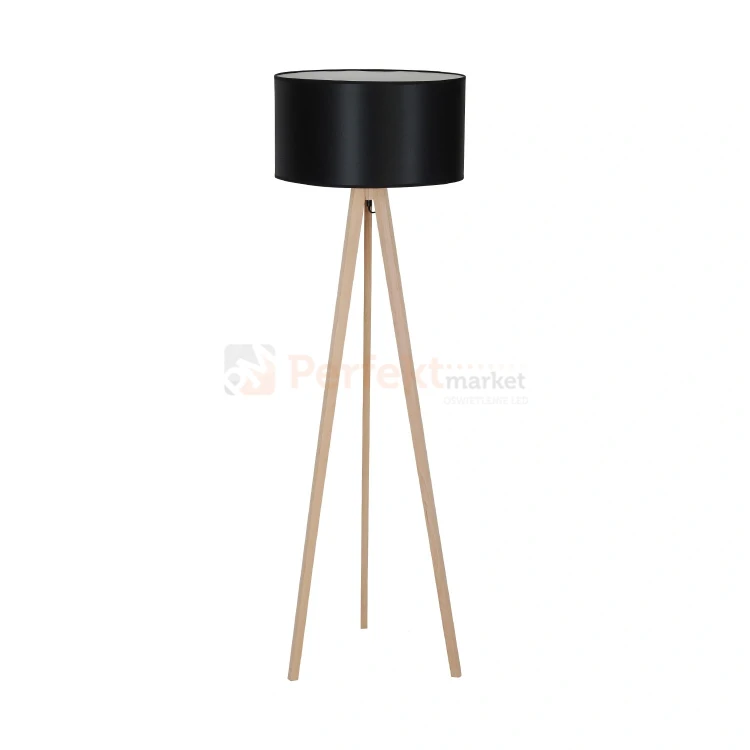 klosz do lampy podłogowej TRIPOD WOOD azzardo AZ3013 czarny AZ2968 1 perfektmarket.webp