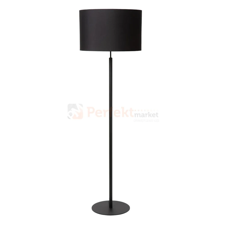 Lampa podłogowa MAYA Lucide czarna czarny klosz 1 perfektmarket.webp