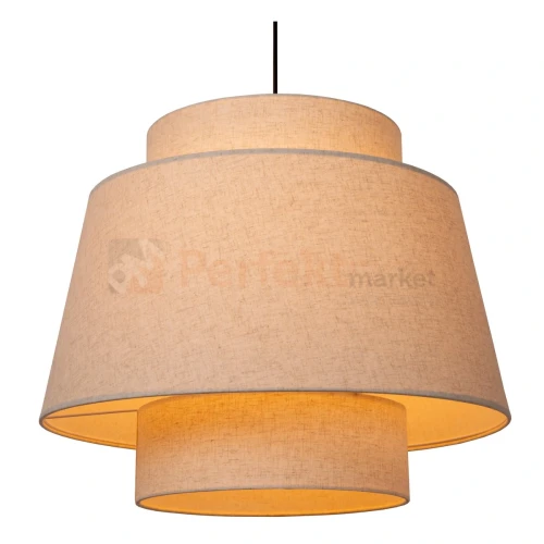 lampa wisząca TRIBUTE materiałowy abażur 60 cm Lucide 2 perfektmarket.webp