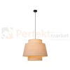 lampa wisząca TRIBUTE materiałowy abażur 60 cm Lucide perfektmarket.webp